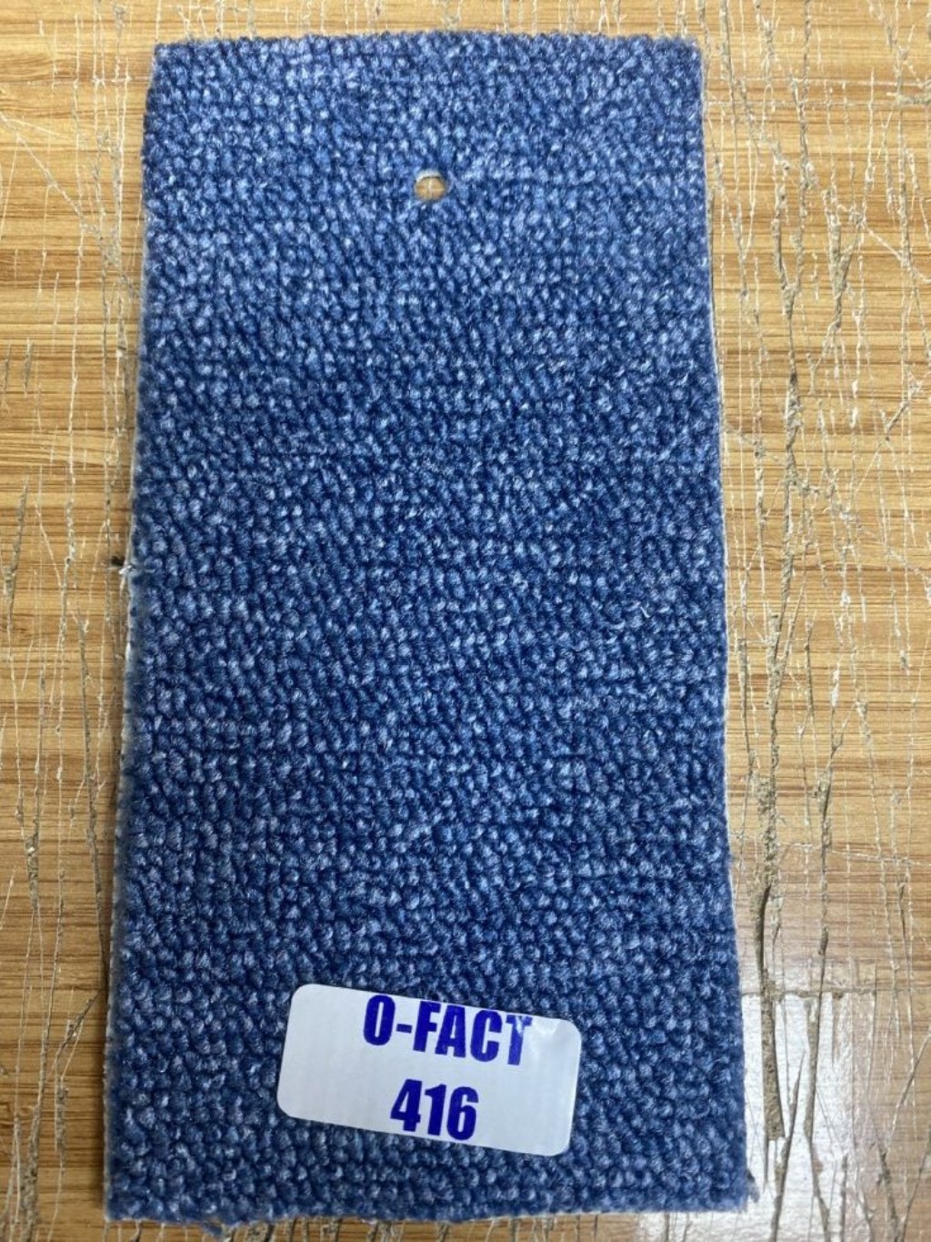 Duvardan Duvara Polyamid Bukle Halı Mavi